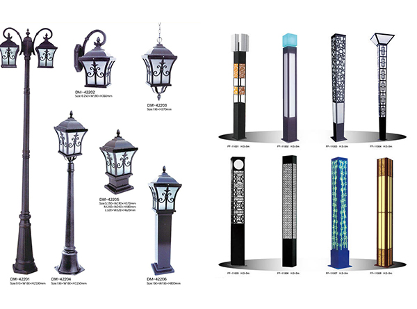 遵义园林景观灯灯具不亮的原因及解决方法